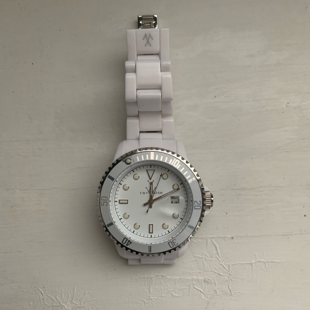 White Toy Watch
